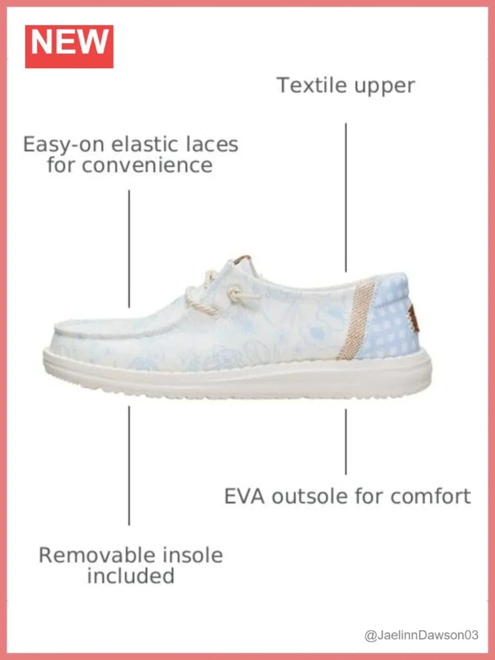 Women's Floral Slip On Loafers Canvas Lightweight Casual Shoes